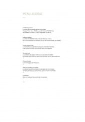Menu Le suquet - Le menu aubrac