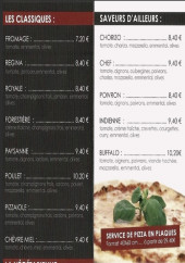 Menu Prim pizza - Pizzas suite