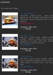 Menu Burger & Coffee - Les burgers poisson
