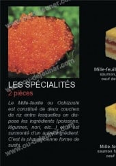 Menu Azumi Sushi - Les spécialités