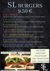 Menu Snack Lightino - Les burgers