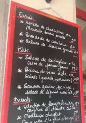 Menu Belleville/mer - Exemple de menu