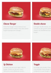Menu Tacos Avenue - Les burgers