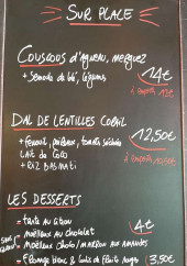 Menu La cuisine de Gagny - Exemple de menu