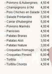 Menu La tasca - Les legumes