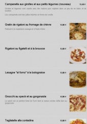 Menu Al Dente - Les classiques