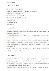 Menu Carlotta With - Le déjeuner