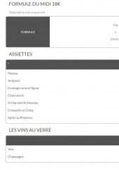 Menu Felicie - La formule du midi, les assiettes et les vins 