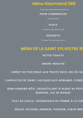 Menu L'Escapade Marseillaise - Menu gourmand 36€