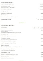 Menu Le Bousti - A partager et tapas