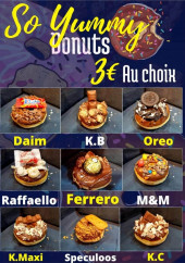 Menu So Yummy - Donuts au choix