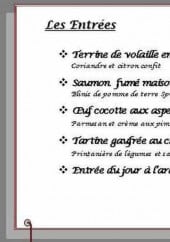 Menu Treize en Vue - Les entrées