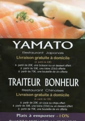 Menu Yamato - Carte et menu Yamato Marseille 6