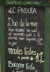 Menu Le Phocea - Les duo de la mer, moules frites, ...