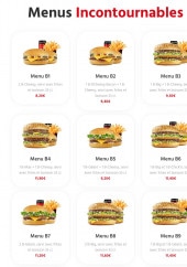 Menu Point B - Les menus incontournables