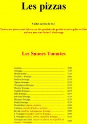 Menu Pizza le 26 - Les pizzas sauces tomates