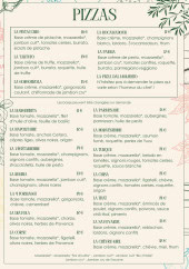 Menu Delici'Oz 2 - Les pizzas