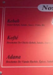 Menu Anatolya Kebab - Les assiettes
