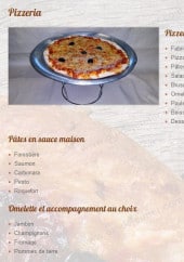Menu Pizzeria Sainte Marthe - Les pâtes, les omelettes et produits de la pizzeria