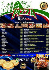 Menu 13 XTRA - Les pizzas