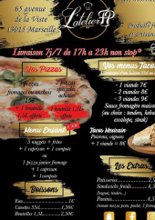 Menu L'atelier FP - Les menus et extras