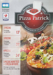 Menu Pizza Patrick - Les menus