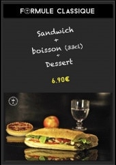 Menu Alice and CO - Le formule classiques 