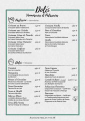 Menu Bottega Da Verri - Les viennoiseries et patisseries