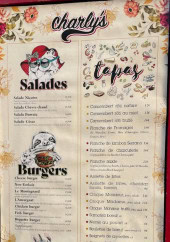 Menu Charly's - La carte