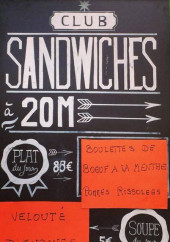 Menu Club Sandwiches - Plat du jour et soupe