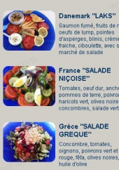 Menu Europia - Les salades