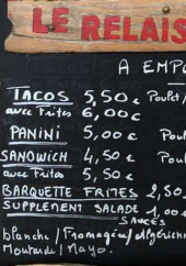 Menu Le relais gourmand - Les plats à emporter