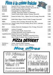 Menu Soirée pizza - Les pizzas suite