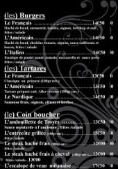 Menu (La) brasserie - Les burgers, tartares,...