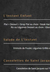Menu L'Instant Braisé - Les salades