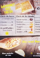 Menu Burger Grill - Les tacos