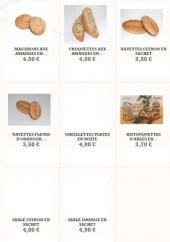 Menu Les délice de mon enfance - Les macarons, croquettes aux amandes ...