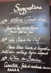 Menu Bar-Tabac des Alpilles - Les suggestions du chef