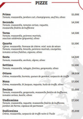 Menu Da Peppe - Les pizzas