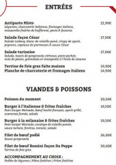 Menu Da Peppe - Les entrées