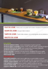 Menu Fresh Food - Les plats du jour, salades et sandwiches 