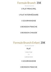 Menu Iki Guys - Formule brunch et formule brunch enfant