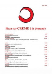 Menu Pizza on Wheels - pizzas sur crèmes à la demande