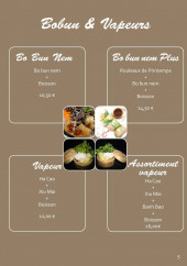 Menu Restaurant Orchidée - Les formules suite