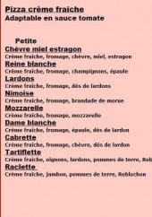 Menu Magic Pizza - Les pizzas à base crème