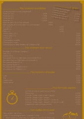 Menu Café de la Poste - Les boissons, apéros, formules et menu enfant
