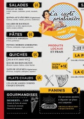Menu Cuisine et Vous - La carte