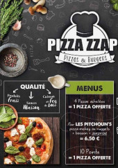 Menu Pizza zzapi - Les menus et iformations