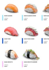 Menu Easy Sushi - Sushis