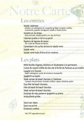 Menu L'Air Du Temps - Les entrées et plats 